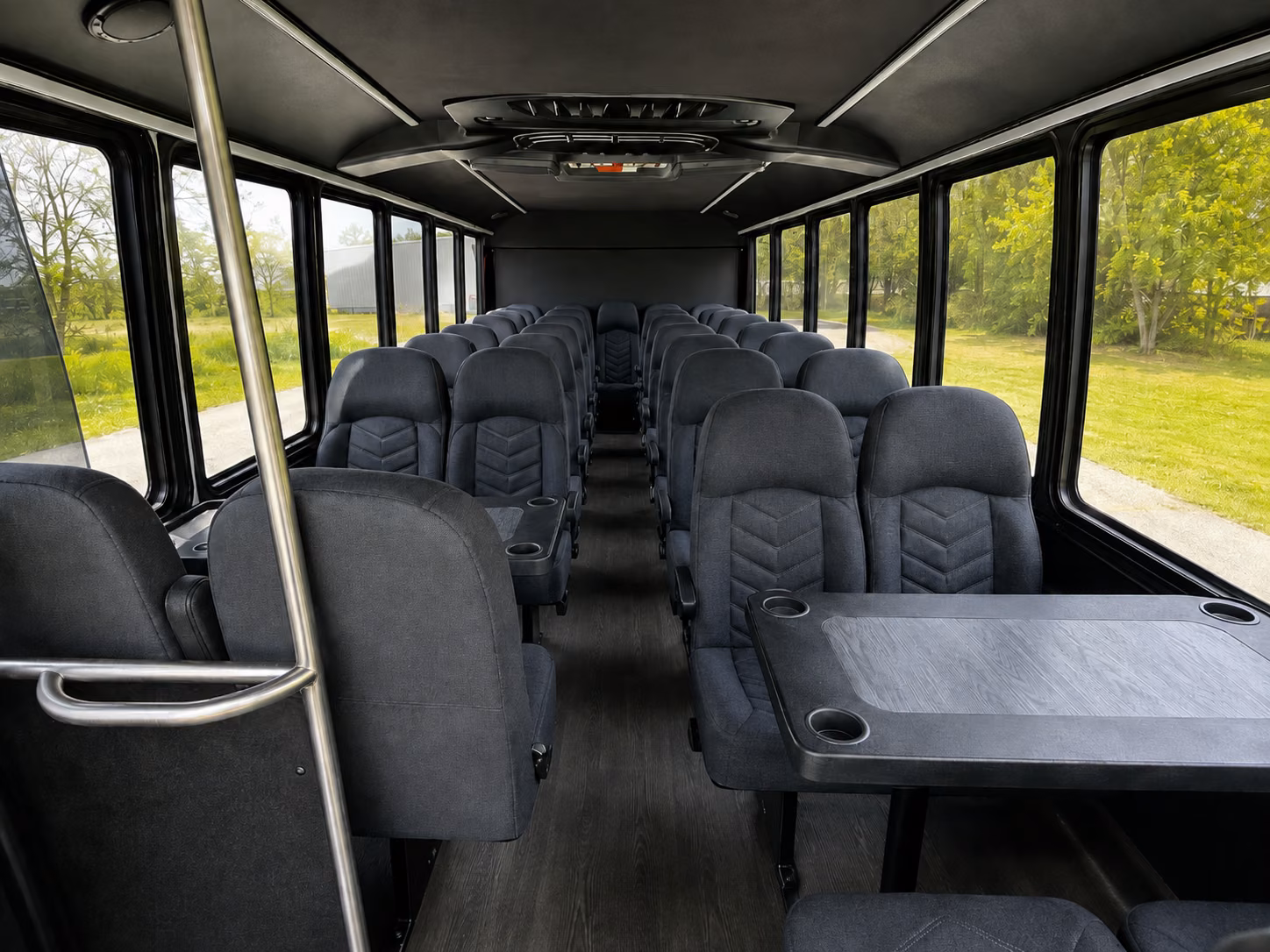 18 passenger minibus interior