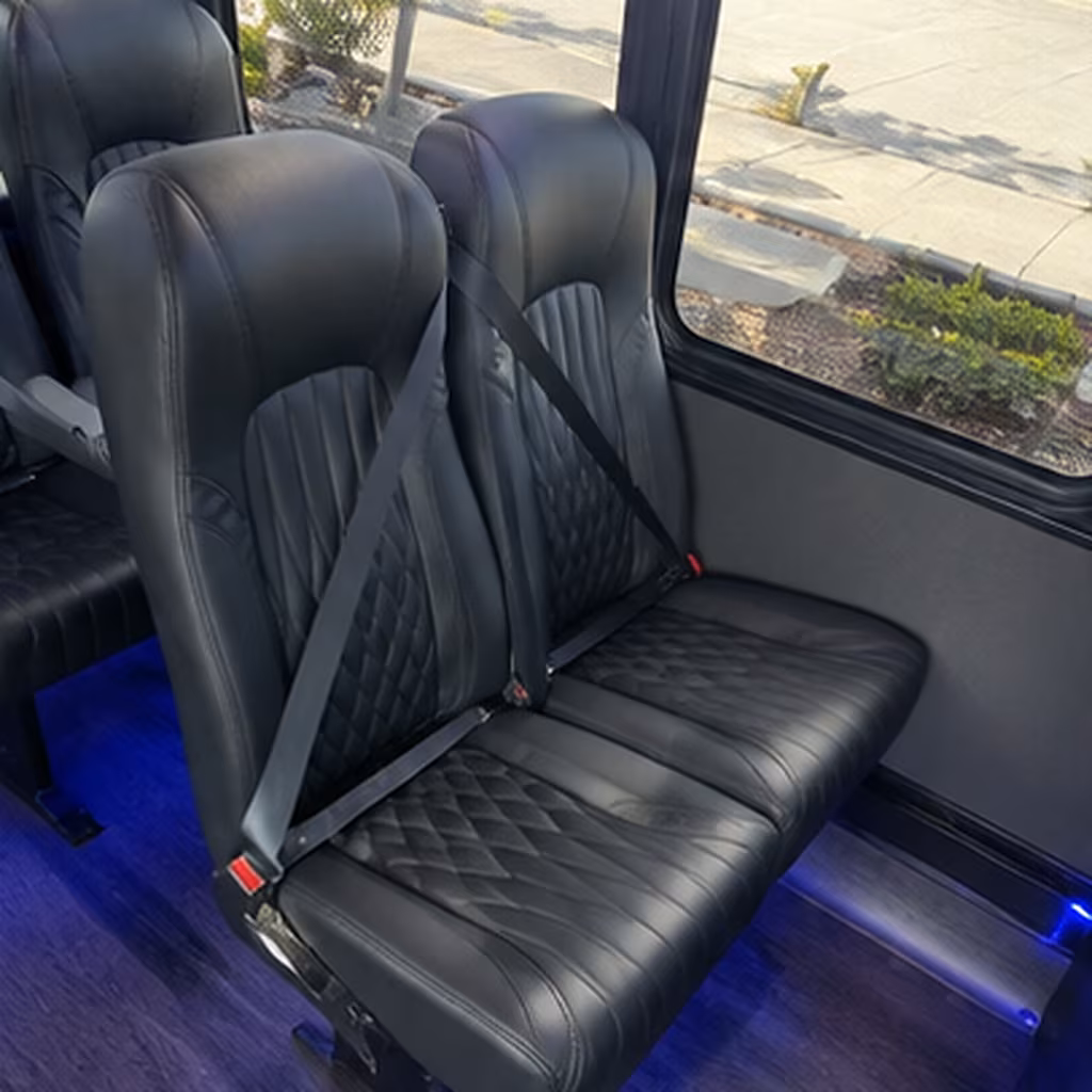 28 passenger minibus inside