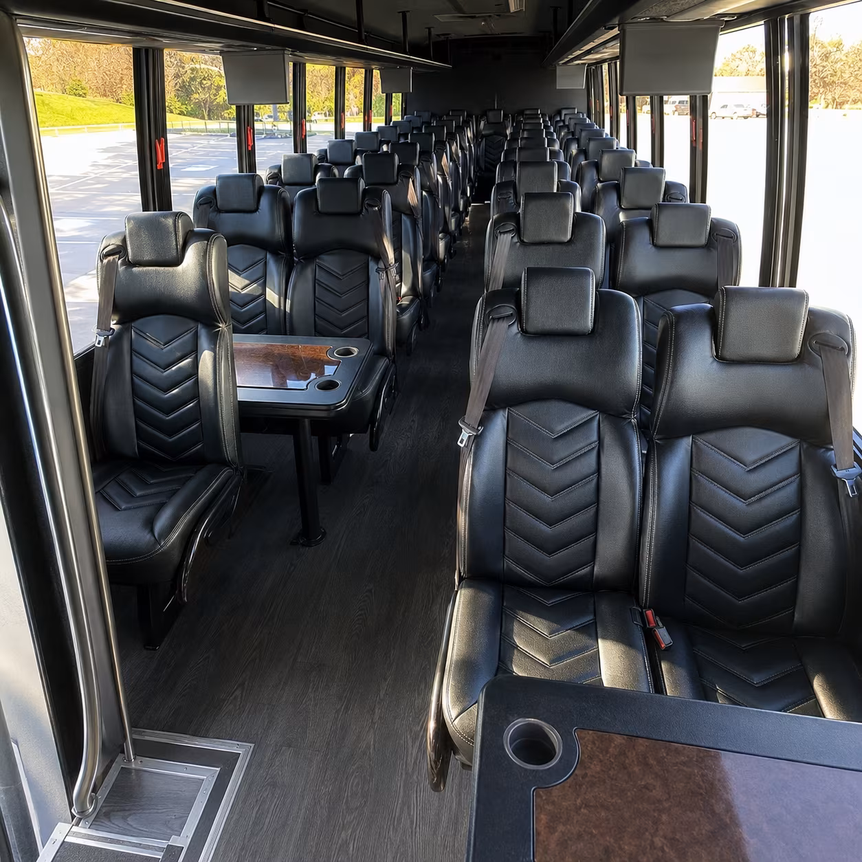 30 passenger minibus inside