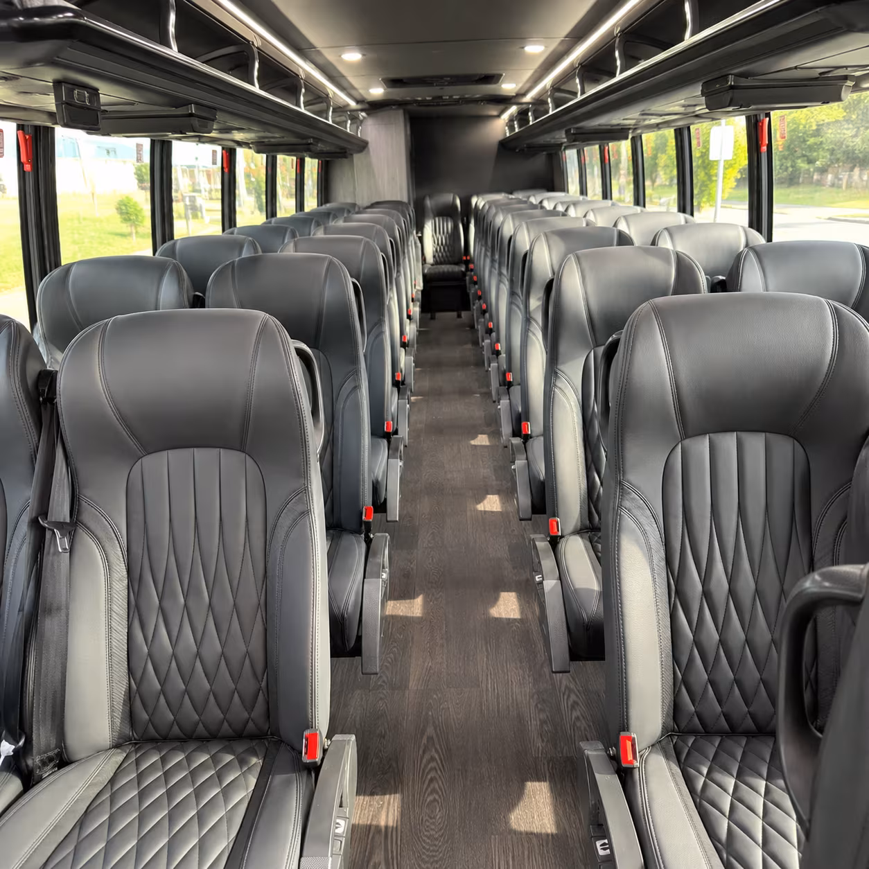 35 passenger minibus inside