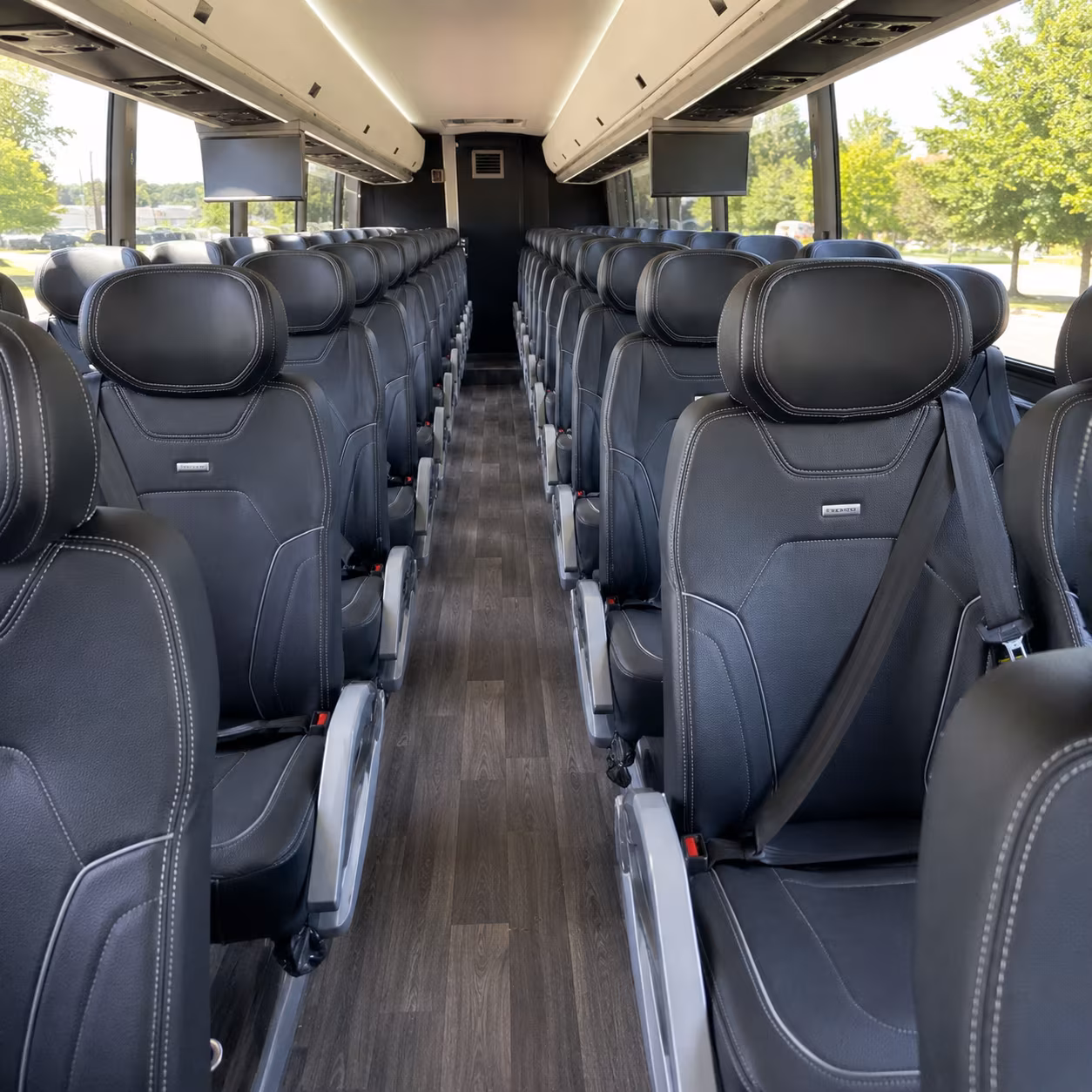 mesquite charter bus interior