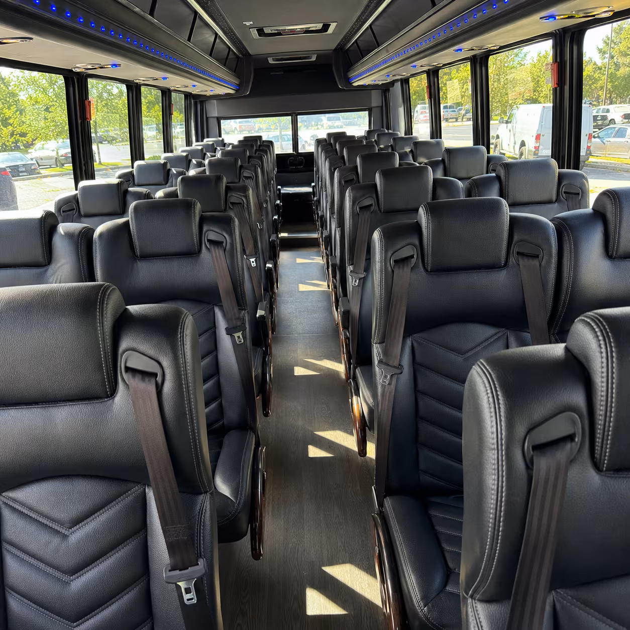 mesquite religious group transportation onboard seating