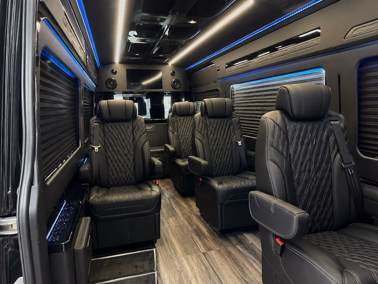 sprinter van with driver interior
